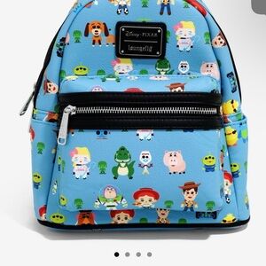 Loungefly Disney Pixar Toy Story Backpack - Blue and Black